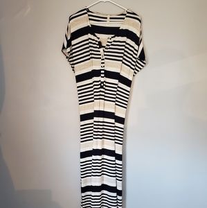 Love in Striped summer maxi dress